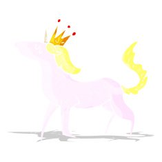 Cartoon Unicorn N28