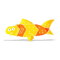 cartoon funny fish N6