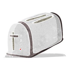 Cartoon Toaster N6