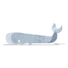 Cartoon Whale N48
