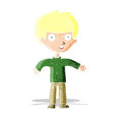 cartoon happy man N48