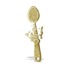Cartoon Wooden Spoon N4