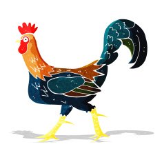 cartoon cockerel N5