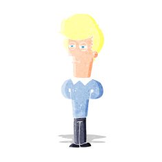 cartoon jaded man N2