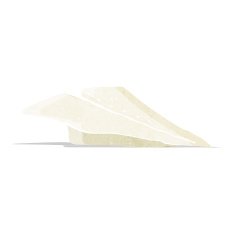 Cartoon Paper Airplane N6