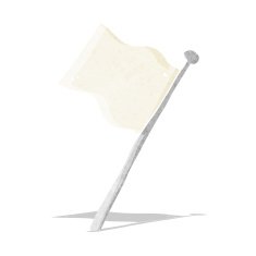 Cartoon White Flag N5