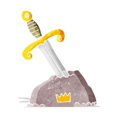 cartoon sword in stone N2