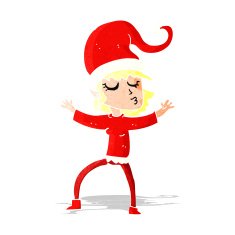 santa's helper cartoon N8