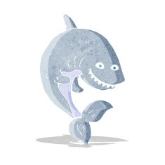 Cartoon Shark N30