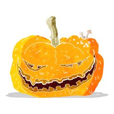 cartoon halloween pumpkin N21