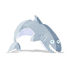 Cartoon Shark N31