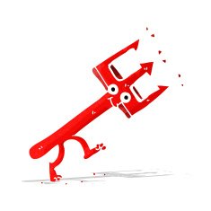 cartoon devil fork N5