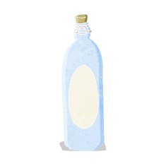 cartoon traditional bottle