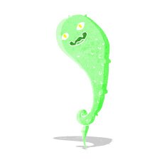 cartoon spooky ghost N46