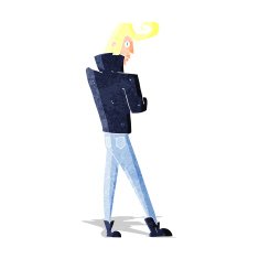 cartoon cool guy N5