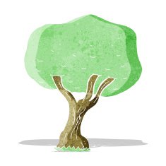 Cartoon Tree N139