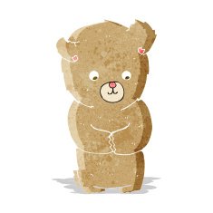 Cute Cartoon Teddy Bear N11