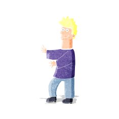 cartoon happy man N55