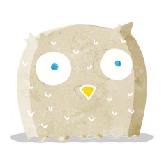 Cartoon Owl N85