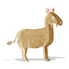 Cartoon Mule N4