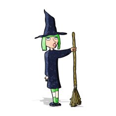 Cartoon Witch N21