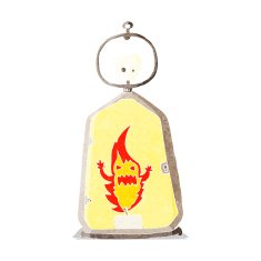 cartoon spooky lantern N2