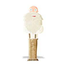 cartoon bearded old man N2