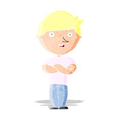 cartoon happy man N58