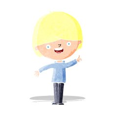 cartoon happy boy N32
