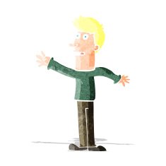 Cartoon Man Reaching N2