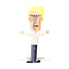cartoon angry man N24