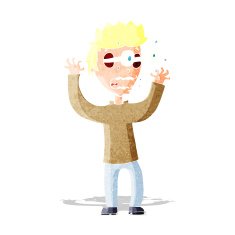 cartoon terrified man N62