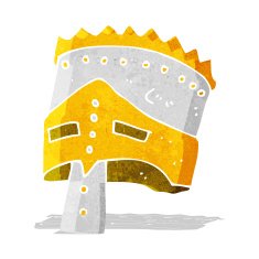 cartoon king's armor