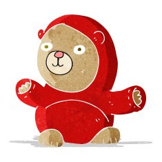 cartoon teddy bear N120