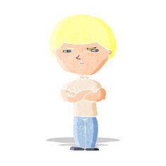 cartoon grumpy man N3