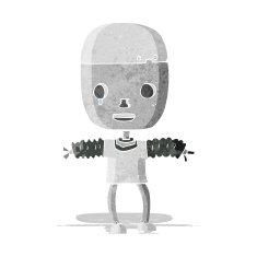Cartoon Robot N103
