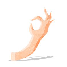 cartoon hand symbol N7