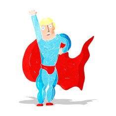 Cartoon superhero N4