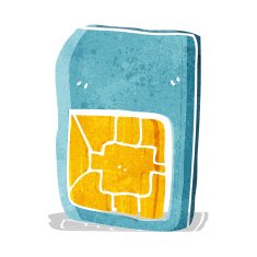 cartoon sim card
