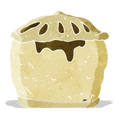 Cartoon Meat Pie N10