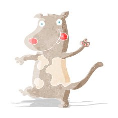 cartoon happy dog N10