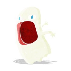 funny cartoon ghost N8