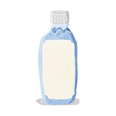 Cartoon Water Bottle N33