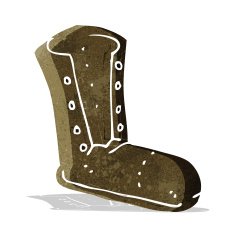 cartoon old boot N6