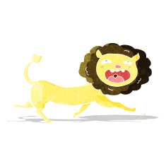 Cartoon Lion N83