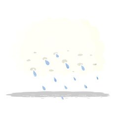 Cartoon Rain Cloud N22