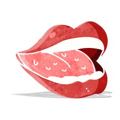 cartoon smiling mouth
