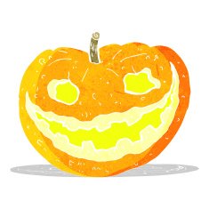 cartoon spooky pumpkin N5