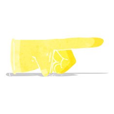 cartoon rubber glove N6