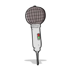 Cartoon Microphone N10